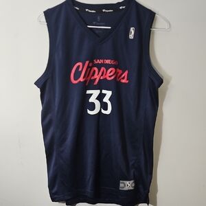 Fanatics Navy and Red San Diego Clippers Kids Jersey